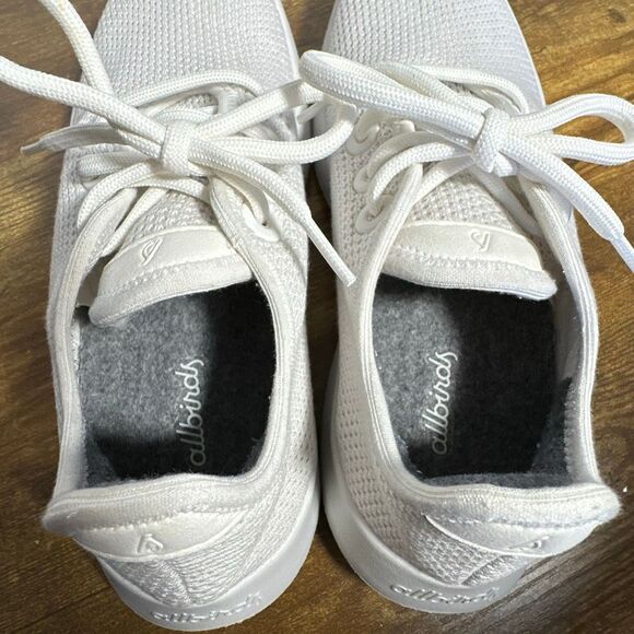 Allbirds Shoes Womens 8 White Tree Runner Trainers Comfort Sneakers - Picture 11 of 11